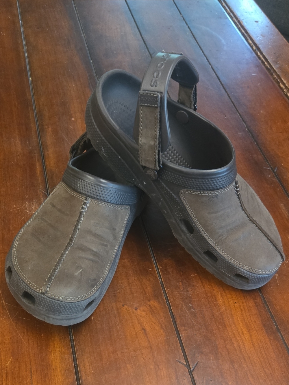 CROCS Men’s Brown Slip-On Clog with Backstrap
